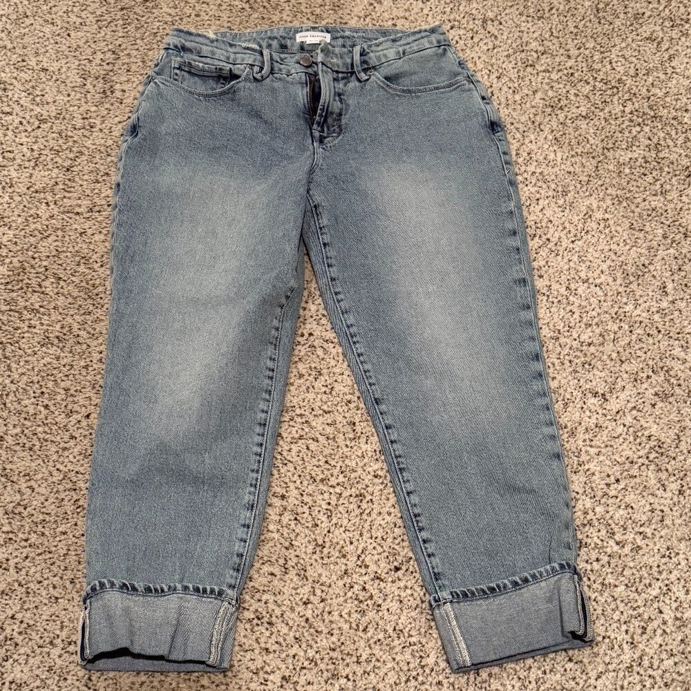 Good American |  The Weekender Petite Jeans | Indigo 750 | Size: 6 (28)